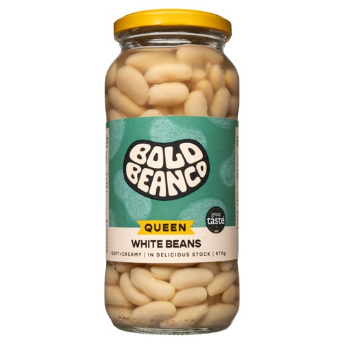 Bold Bean Queen White Cannellini Beans 570g thumbnail 2