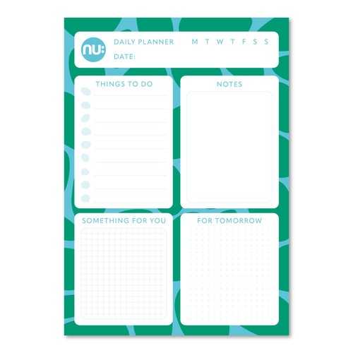 Nu Elliptical A4 Daily Planner Desk Pad thumbnail 2
