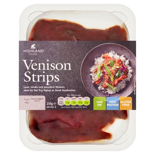 Highland Game Venison Stir Fry 250g
