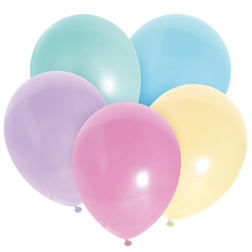 Nutmeg Pastel Mix Latex Balloons 