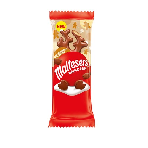 Maltesers Gingerbread Chocolate Reindeer Christmas Treat 29g thumbnail 2