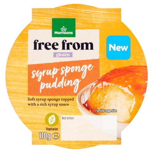 Morrisons Free From Gluten Syrup Sponge Pudding 110g