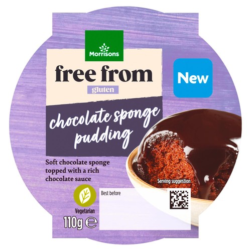 Morrisons Free From Chocolate Sponge Pudding 110g