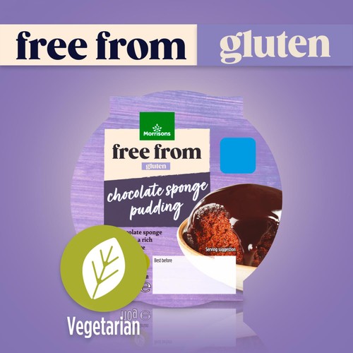 Morrisons Free From Chocolate Sponge Pudding 110g thumbnail 3