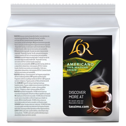 Tassimo Lor Americano Brazilian 14 Pods thumbnail 5