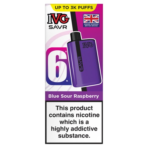 IVG SAVR 3000 Starter Kit Blue Sour Raspberry