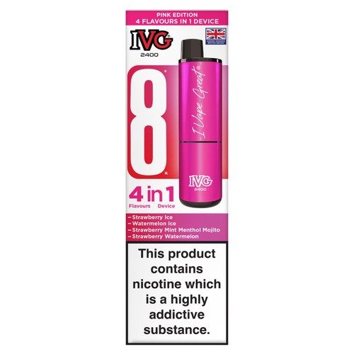 IVG 2400 Rechargeable Pink Edition 20mg