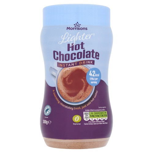 Morrisons Lighter Hot Chocolate Instant Drink 300g