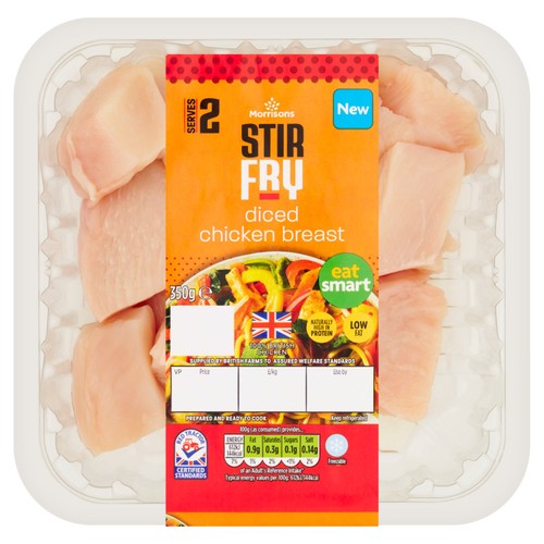 Morrisons Diced Chicken Breast Stir Fry 350g