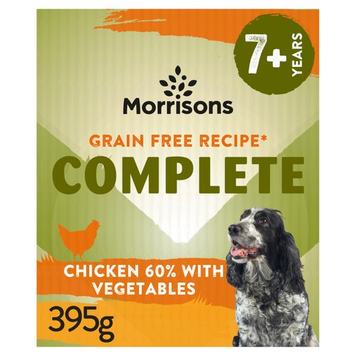 Morrisons Grain Free Chicken & Veg Senior Dog Food Tray  thumbnail 2