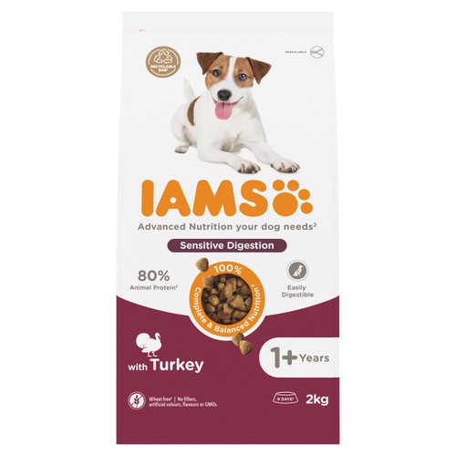 Iams Sensitive Digestion with Turkey 1+ Years 2kg thumbnail 2