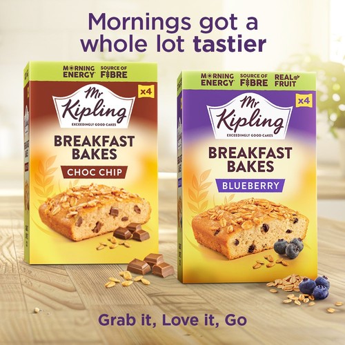 Mr Kipling Blueberry Breakfast Bakes 4 Pack thumbnail 3