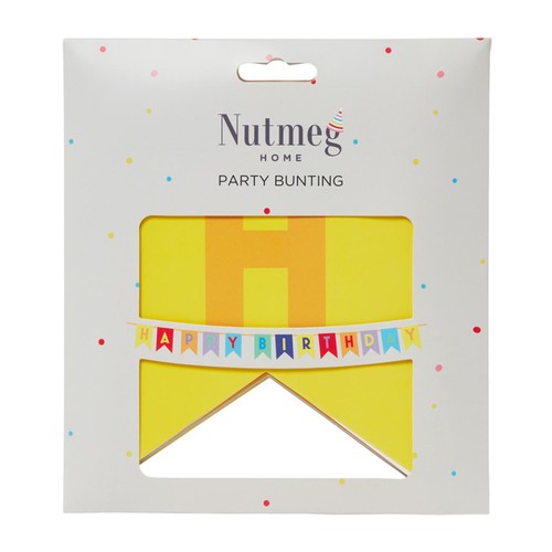 Nutmeg Card Flag Bunting