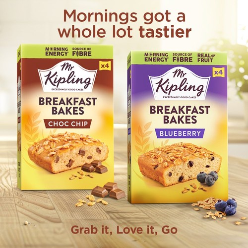 Mr Kipling Choc Chip Breakfast Bakes 4 Pack thumbnail 4