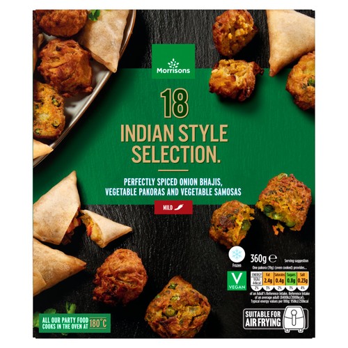 Morrisons 18 Indian Style Selection 360g