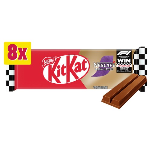 KitKat 2 Finger Nescafe Mocha Coffee 8 Pack