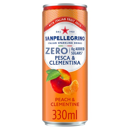 San Pellegrino Zero Peach & Clementine 6x330ml thumbnail 2