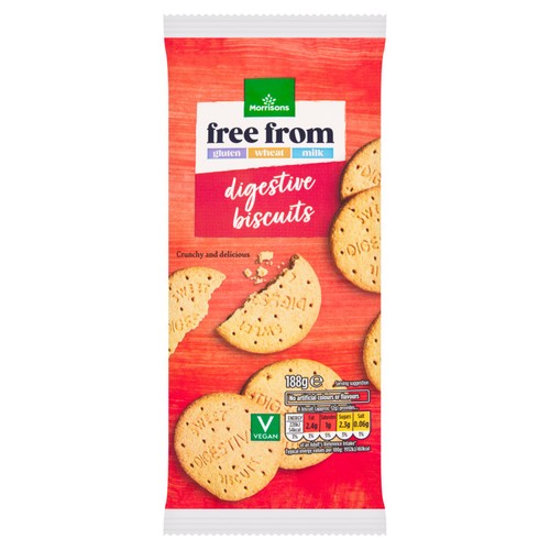 Morrisons Free From Digestive Biscuits 188g