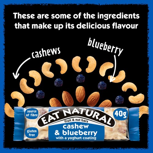 Eat Natural Cashew & Blueberry Fruit & Nut Bars  thumbnail 6
