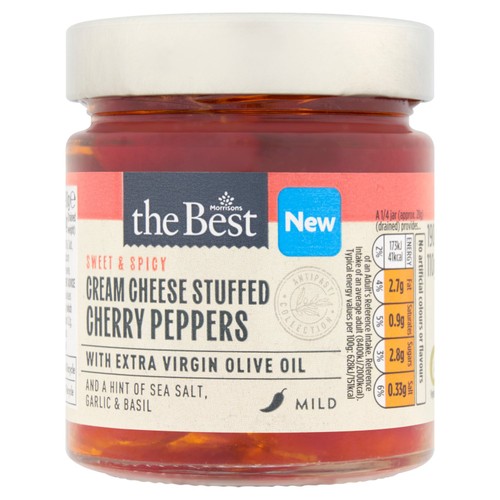 Morrisons The Best Cream Cheese Stuffed Cherry Peppers