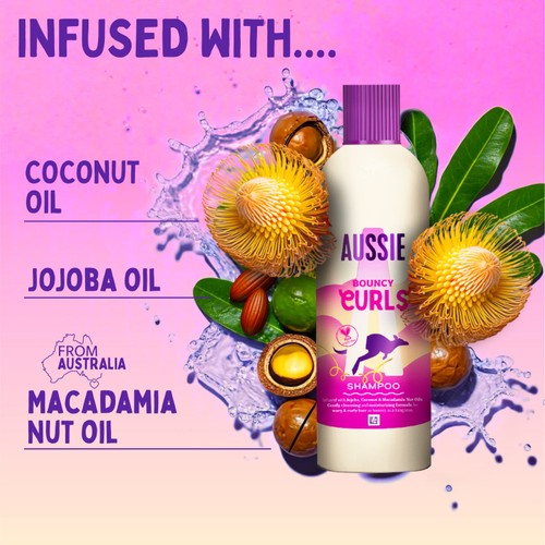 Aussie Bouncy Curls Shampoo 400ml thumbnail 3