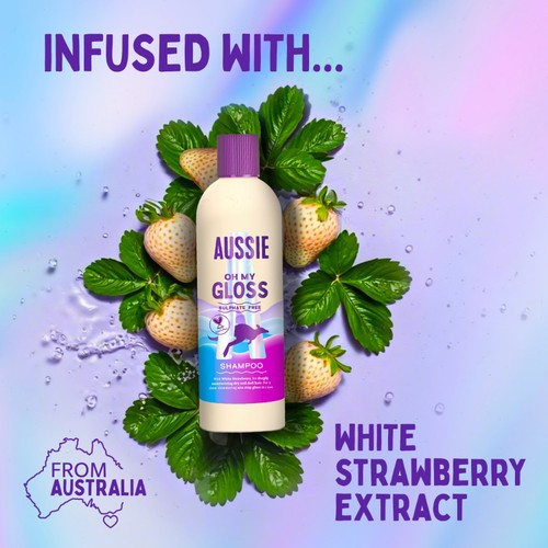Aussie Oh My Gloss Shampoo 300ml thumbnail 2