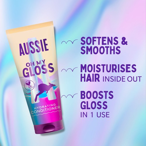 Aussie Oh My Gloss Hydrating Conditioner 200ml thumbnail 3