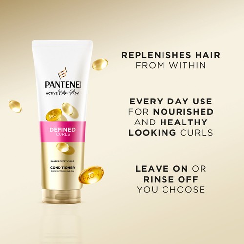 Pantene Curls Pro-V Hair Conditioner 350ml thumbnail 3