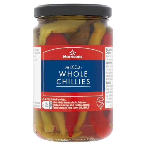 Morrisons Mixed Whole Chillies 275g