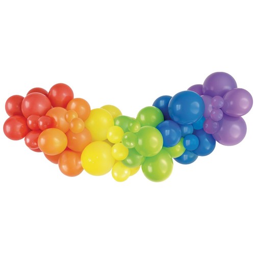 Nutmeg Multicolored Balloon Arch 