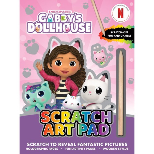 Gabby's Dollhouse Scratch Art Pad