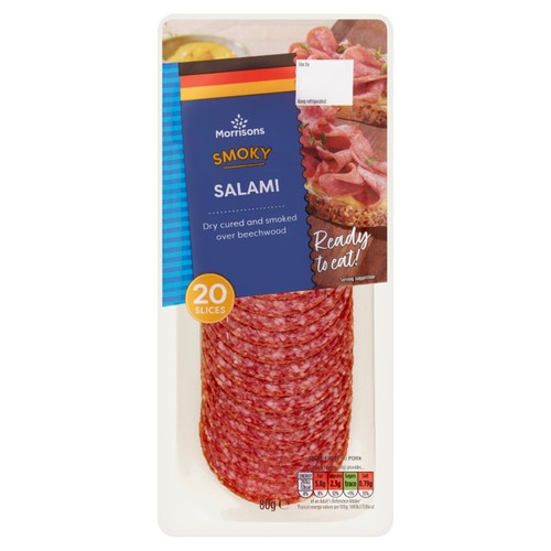 Morrisons Wafer Thin German Salami 