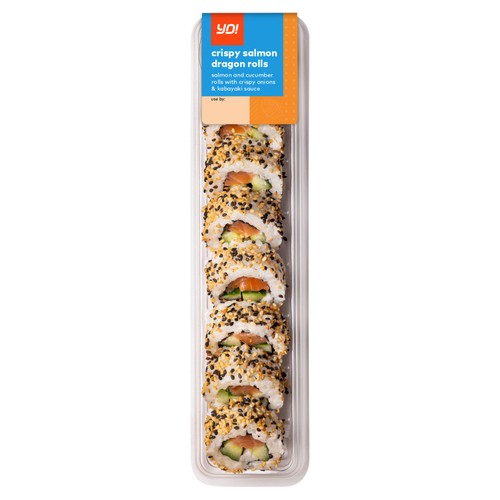 Yo! Sushi Crispy Salmon Dragon Rolls 202g