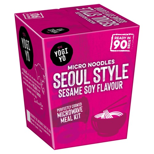Yogiyo Korean Style Sesame Soy Flavour Micro Noodles 177g