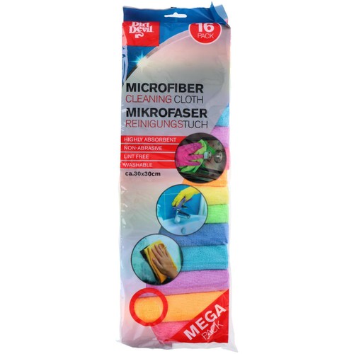 Dirt Devil Microfiber Cleaning Cloth 16 Pack