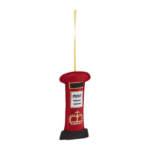 Morrisons Hanging Felt Postbox Decoration