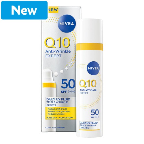 Nivea Q10 Anti-Wrinkle Fluid SPF 50 40ml