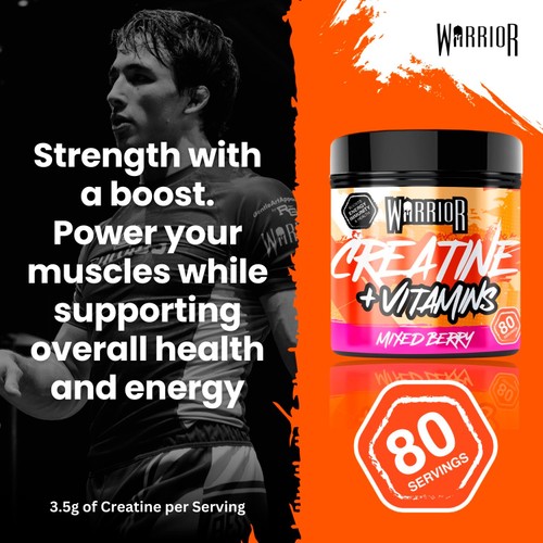 Warrior Creatine Plus Vitamins Mixed Berry  thumbnail 4