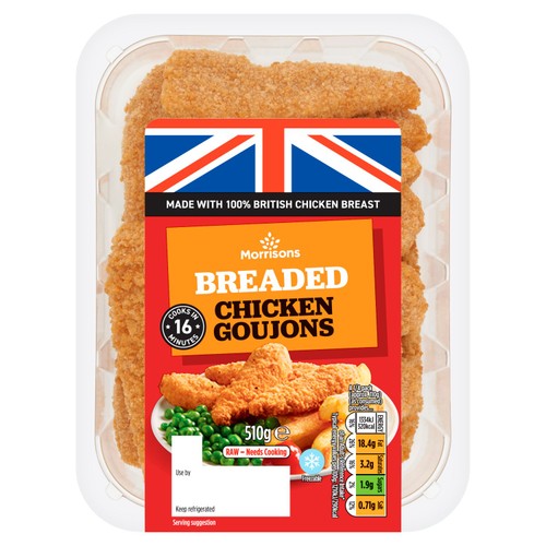 Morrisons British Breaded Chicken Goujons 510g thumbnail 2