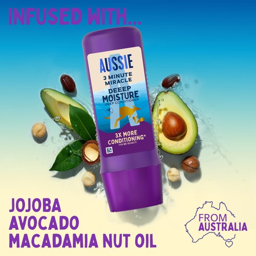 Aussie 3 Minute Miracle Deeep Moisture Deep Conditioner 250ml thumbnail 4