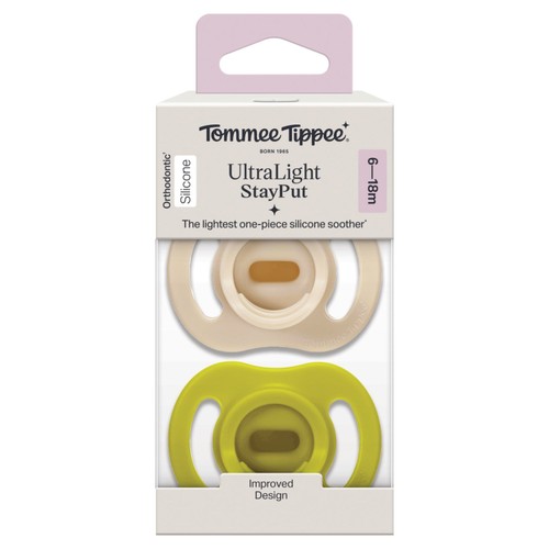 Tommee Tippee Ultra-Light Stayput Soother 6-18 Months