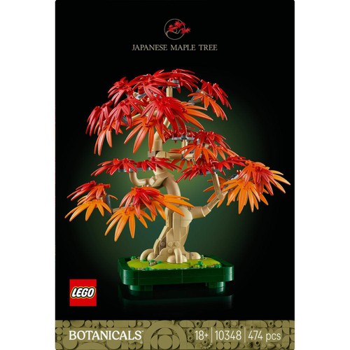 LEGO Botanicals Japanese Red Maple Bonsai Tree 10348