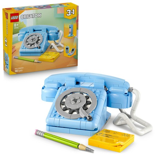 LEGO Creator 3in1 Retro Telephone Building Toy 31174 thumbnail 2