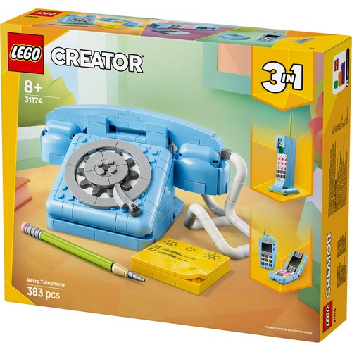 LEGO Creator 3in1 Retro Telephone Building Toy 31174 thumbnail 3