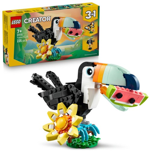 LEGO Creator 3in1 Wild Animals Tropical Toucan 31173 thumbnail 2