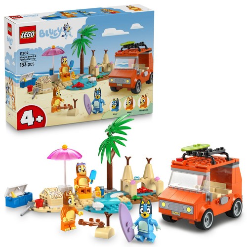 LEGO Bluey - Bluey's Beach and Family Car Trip 11202 thumbnail 2