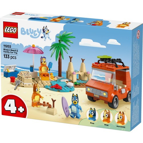 LEGO Bluey - Bluey's Beach and Family Car Trip 11202 thumbnail 3
