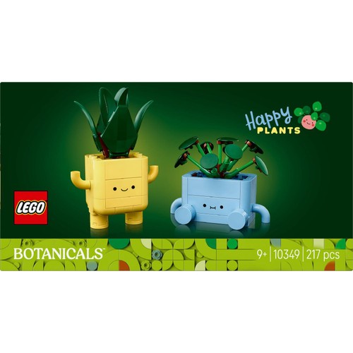 LEGO Botanicals Happy Plants Building Toy Set 10349