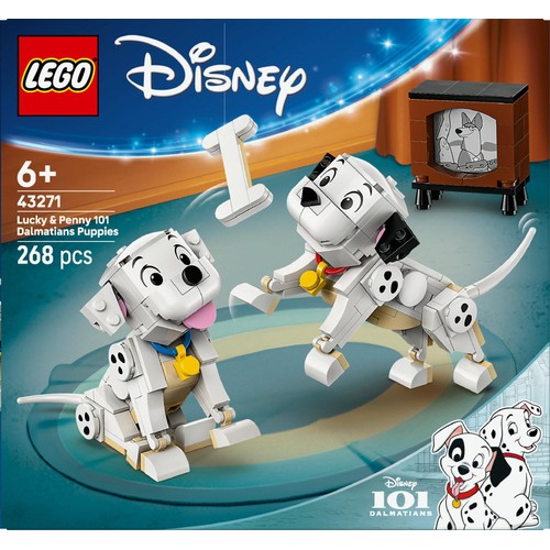 LEGO Disney Lucky and Penny 101 Dalmatians Puppies 43271