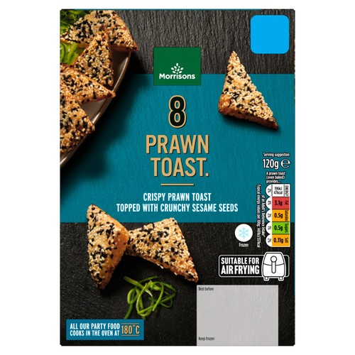 Morrisons 8 Prawn Toast 120g